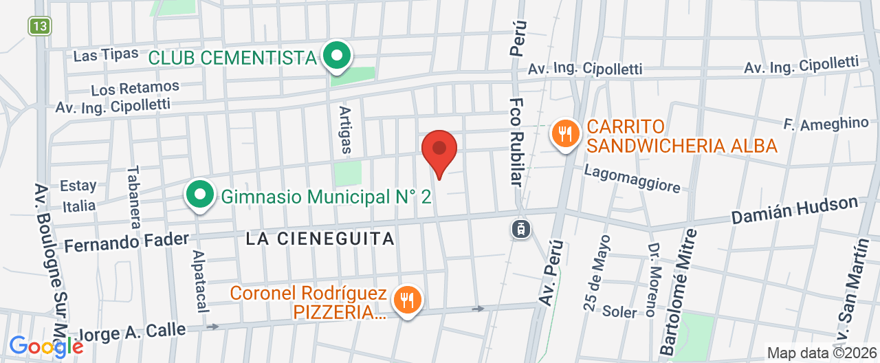 Mapa de la ubicación