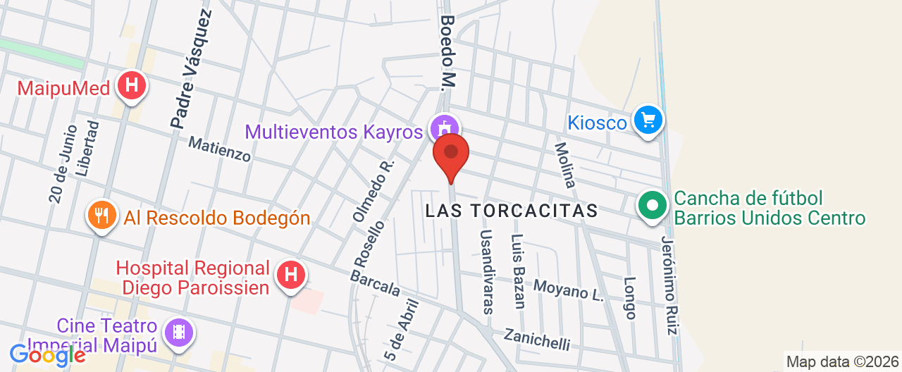 Mapa de la ubicación