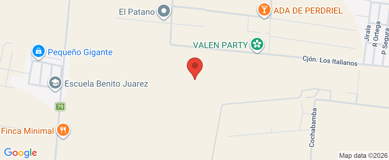 Mapa de la ubicación