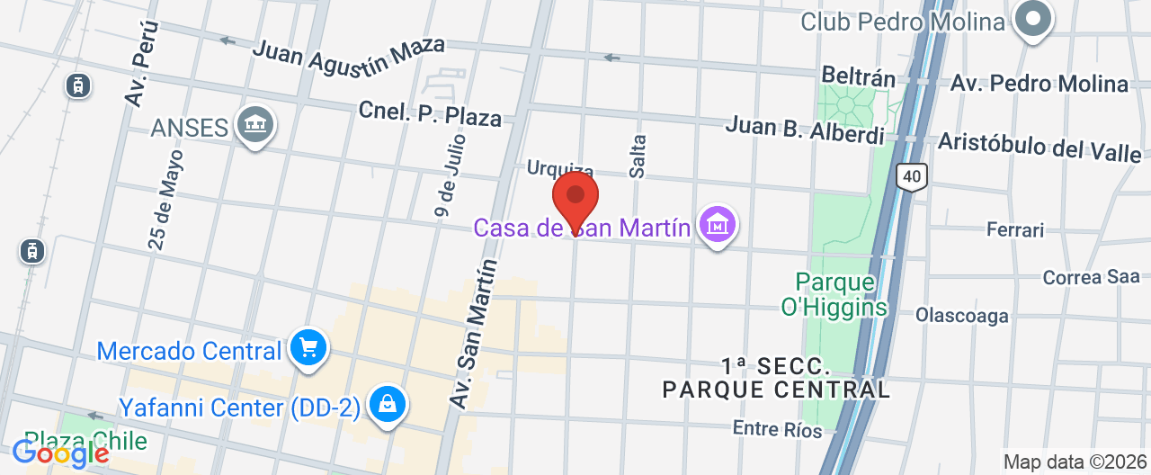 Mapa de la ubicación