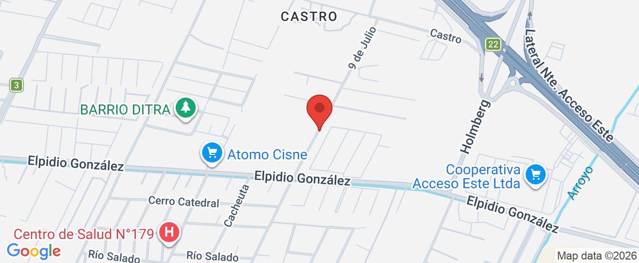 Mapa de la ubicación