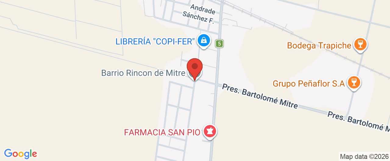 Mapa de la ubicación