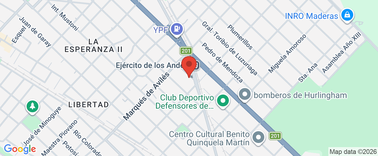 Mapa de la ubicación