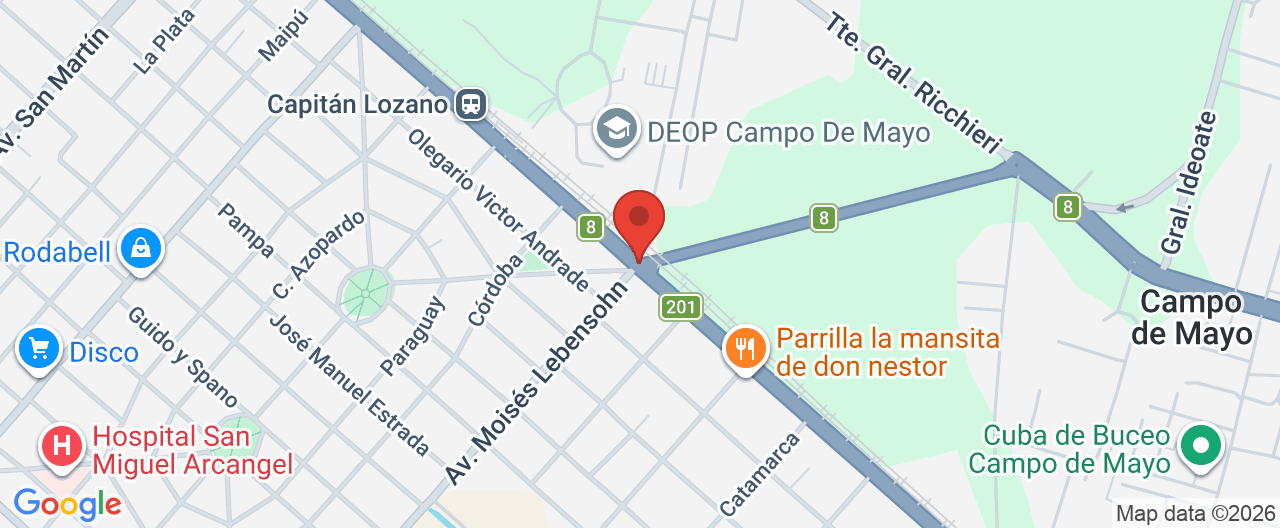 Mapa de la ubicación