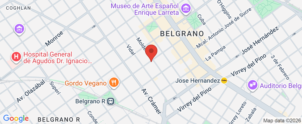Mapa de la ubicación