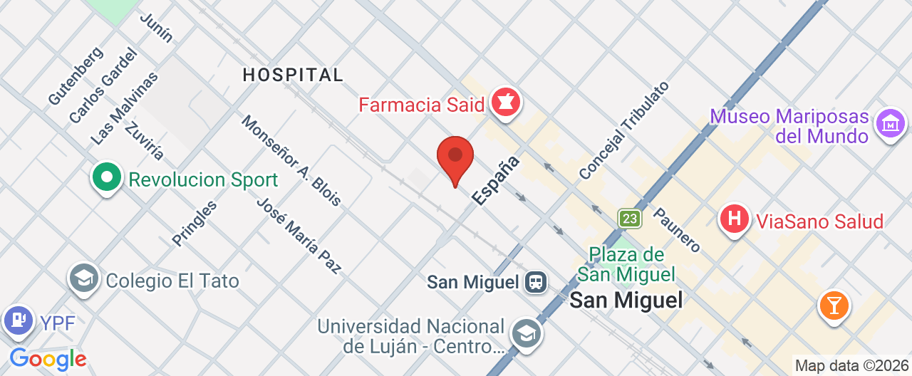 Mapa de la ubicación