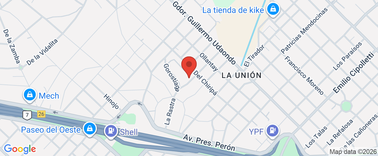 Mapa de la ubicación
