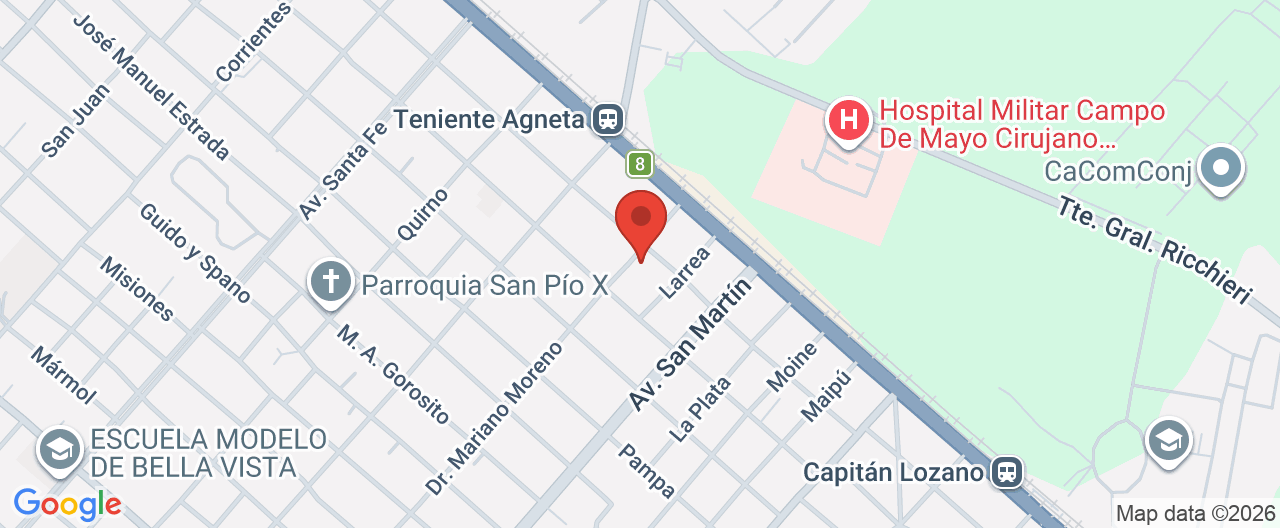 Mapa de la ubicación