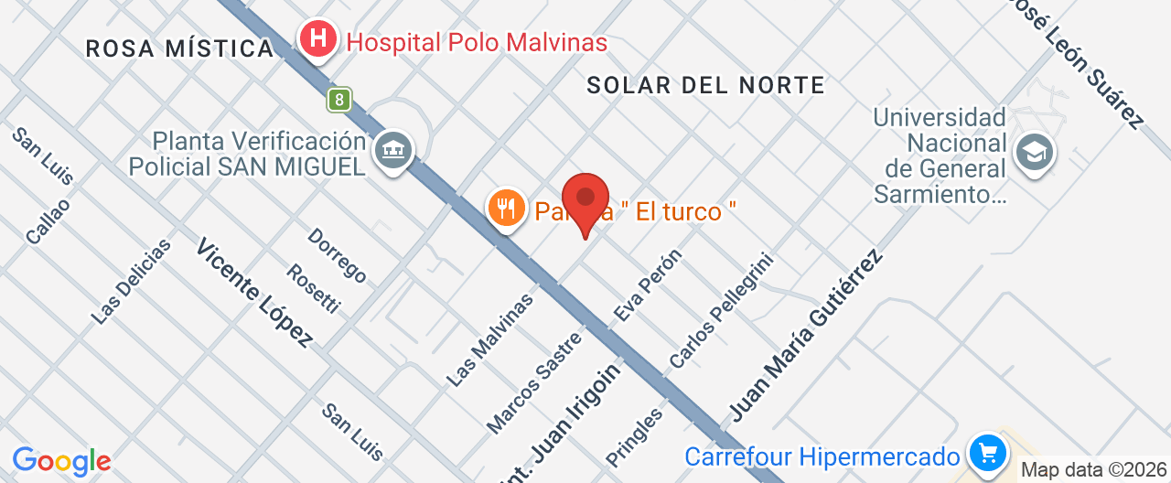 Mapa de la ubicación