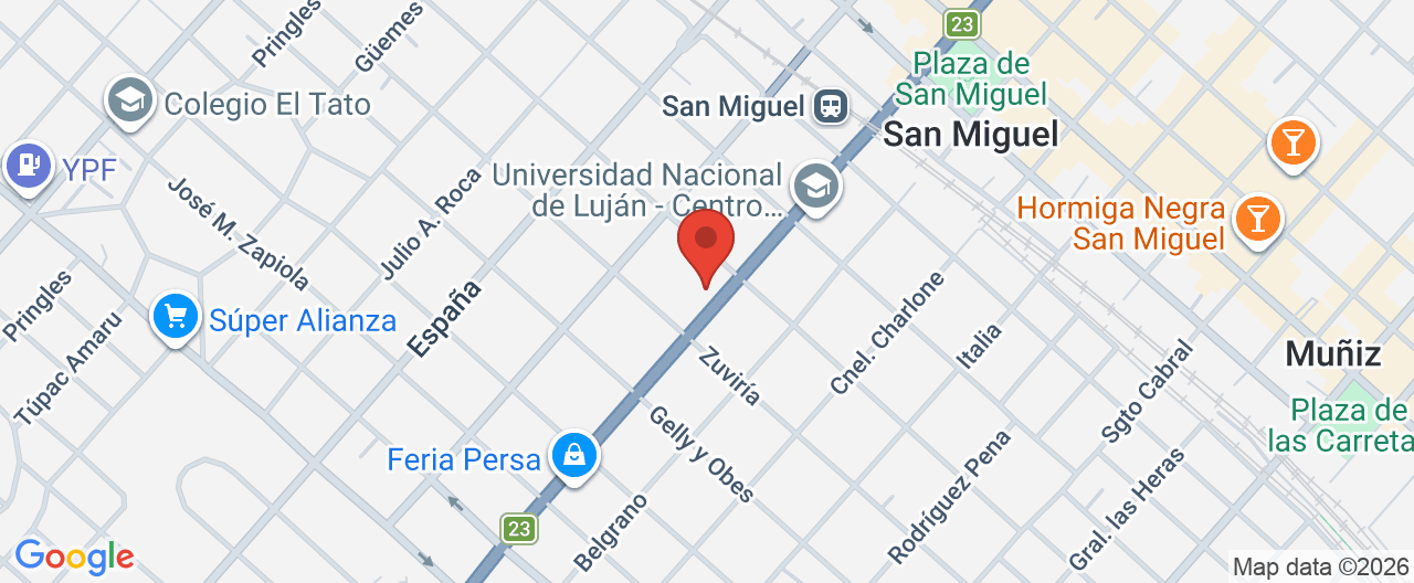 Mapa de la ubicación