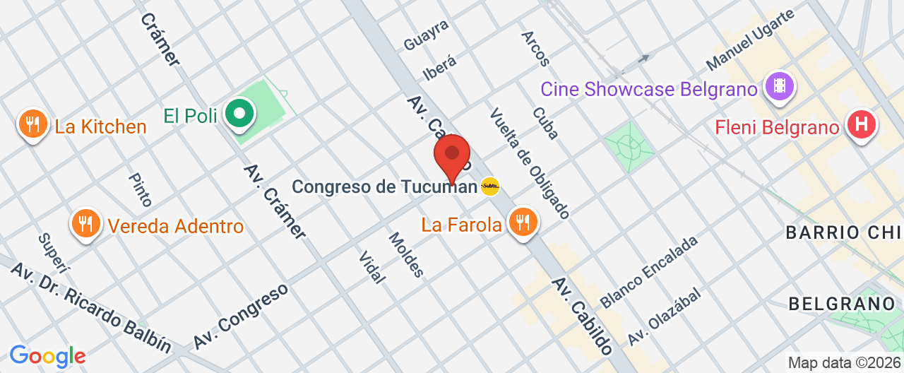 Mapa de la ubicación