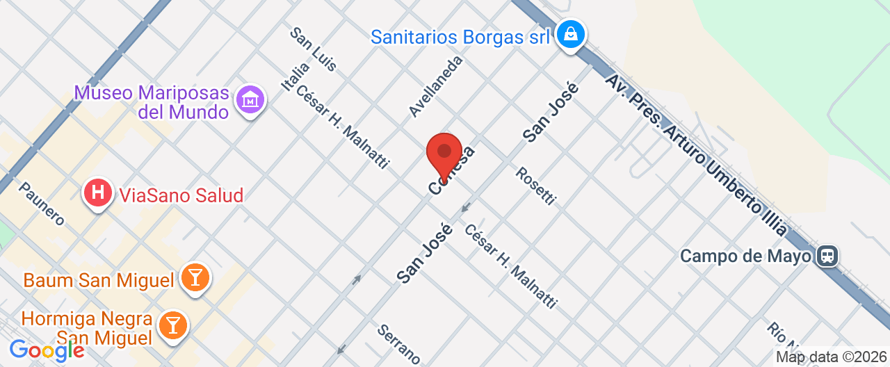Mapa de la ubicación
