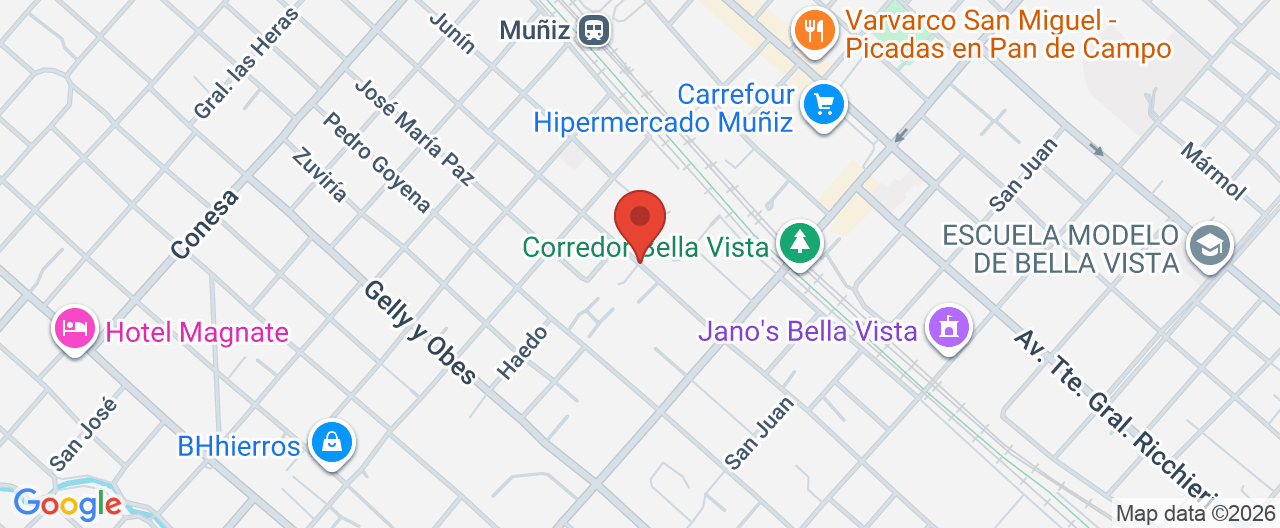Mapa de la ubicación