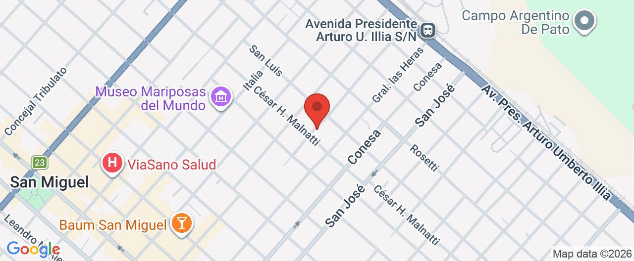 Mapa de la ubicación