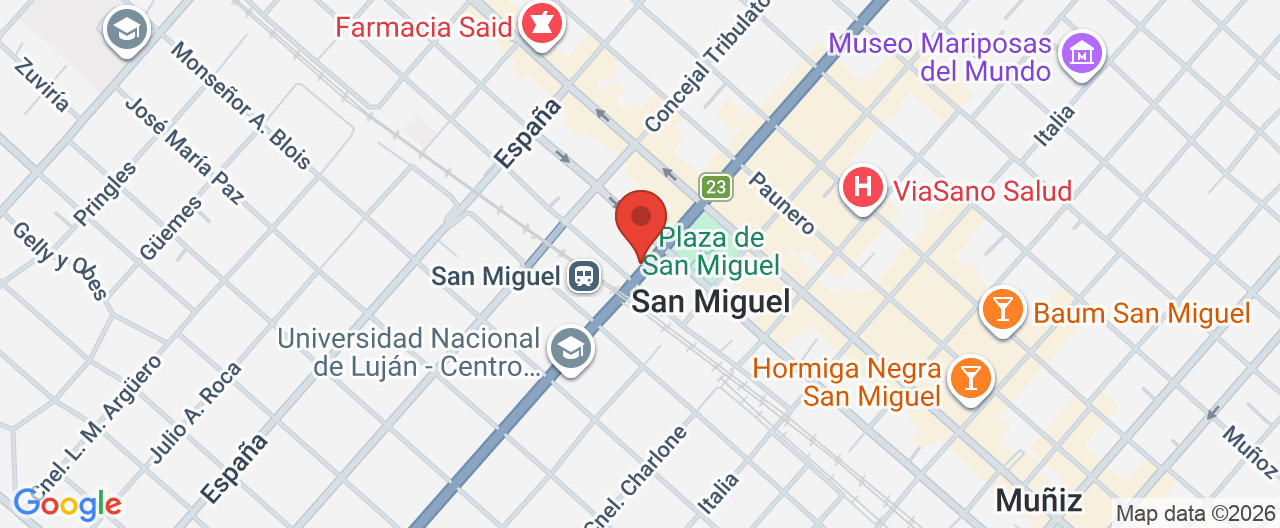 Mapa de la ubicación