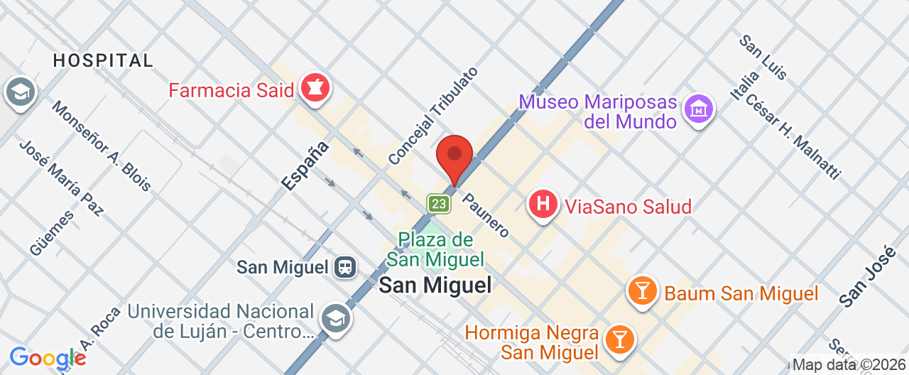 Mapa de la ubicación