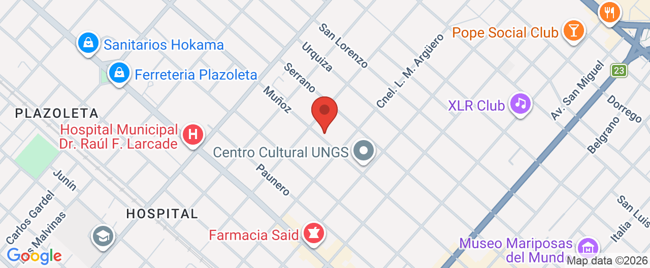 Mapa de la ubicación