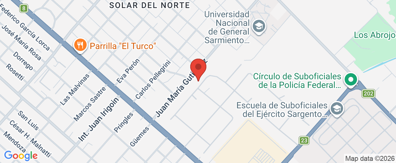 Mapa de la ubicación
