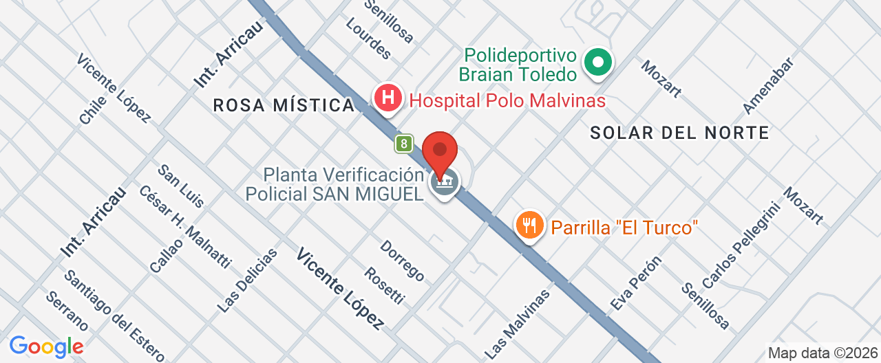 Mapa de la ubicación