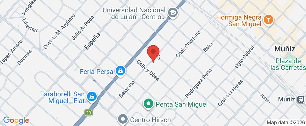 Mapa de la ubicación