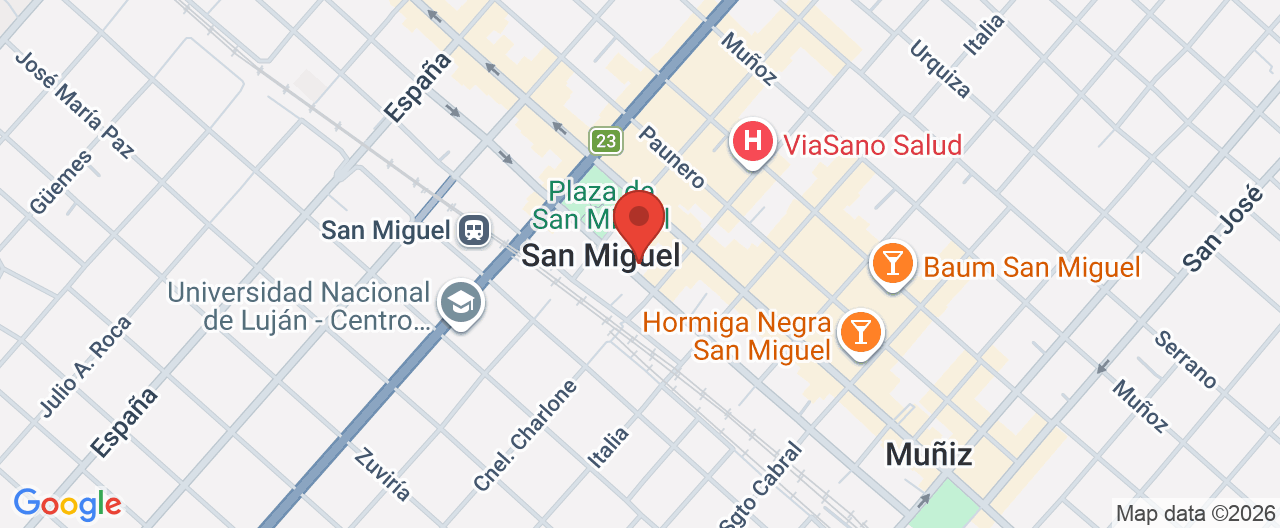 Mapa de la ubicación