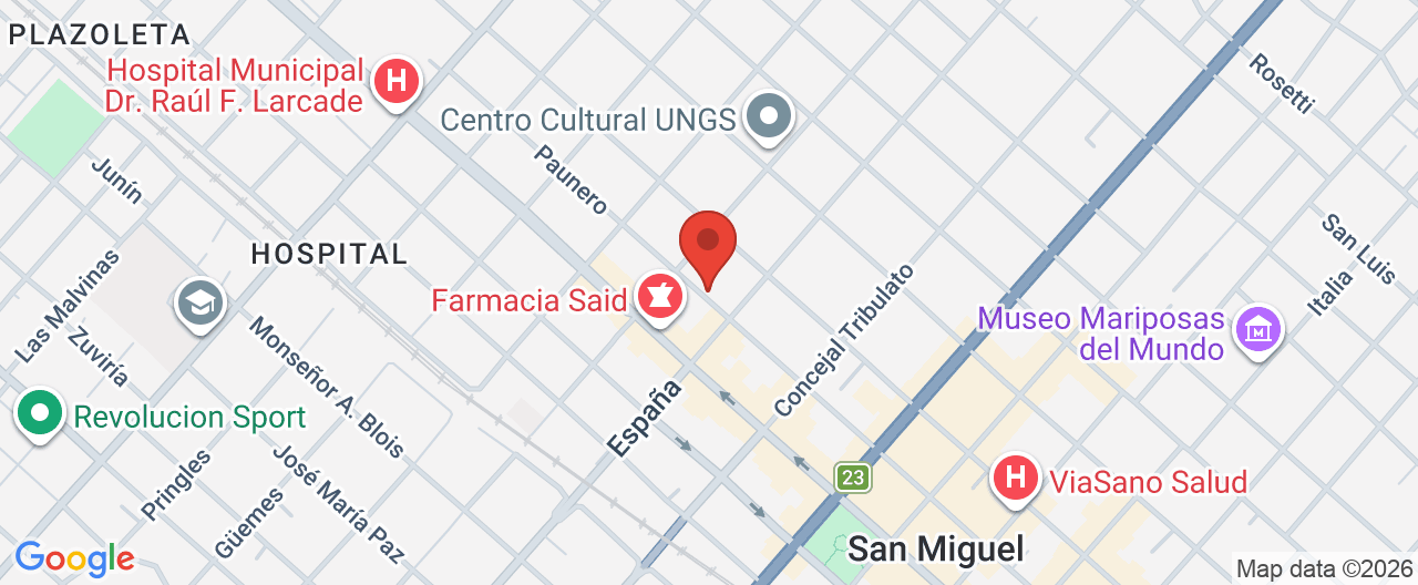Mapa de la ubicación