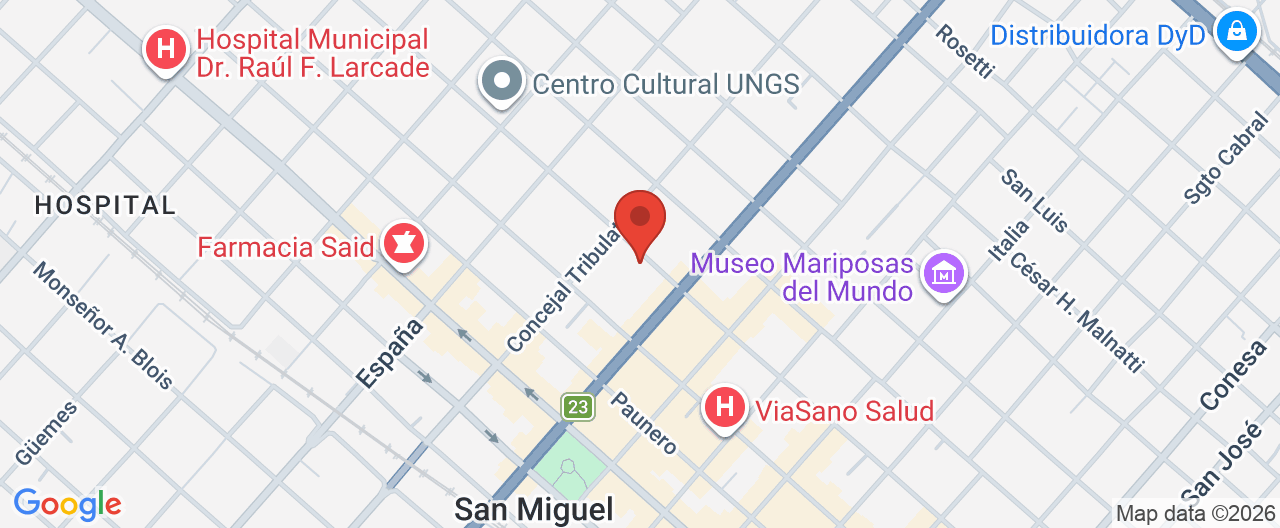 Mapa de la ubicación