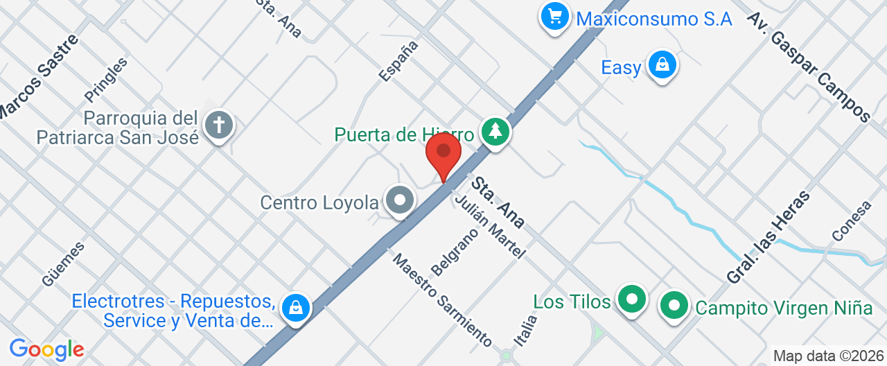 Mapa de la ubicación