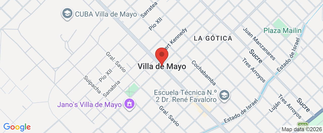 Mapa de la ubicación
