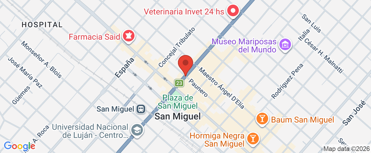 Mapa de la ubicación