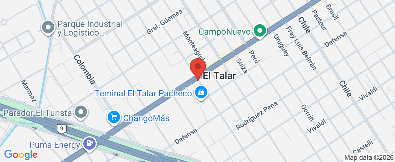 Mapa de la ubicación