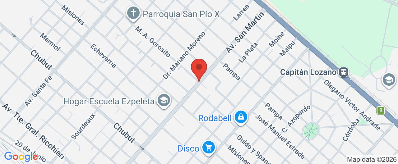 Mapa de la ubicación