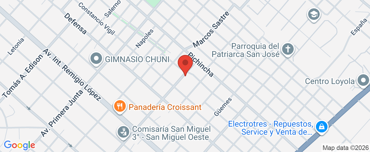 Mapa de la ubicación