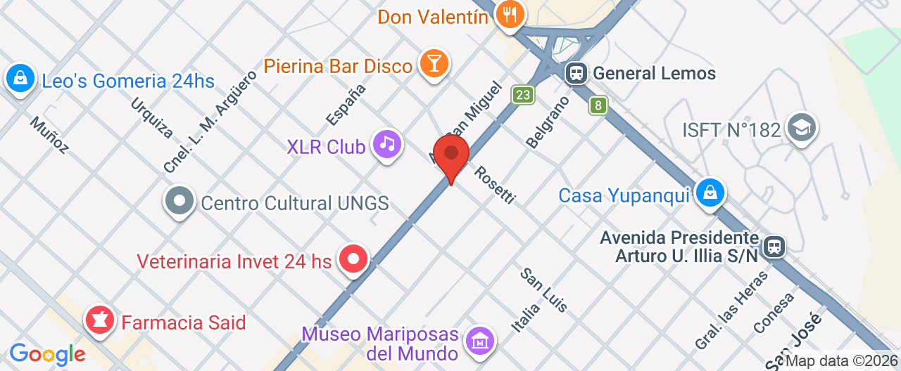 Mapa de la ubicación