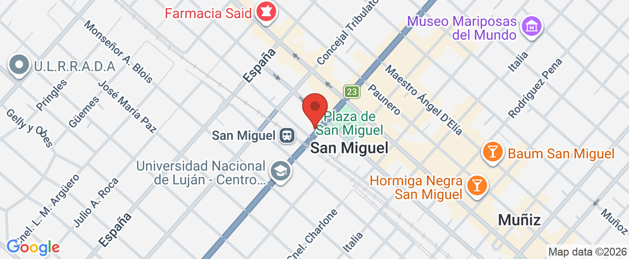 Mapa de la ubicación
