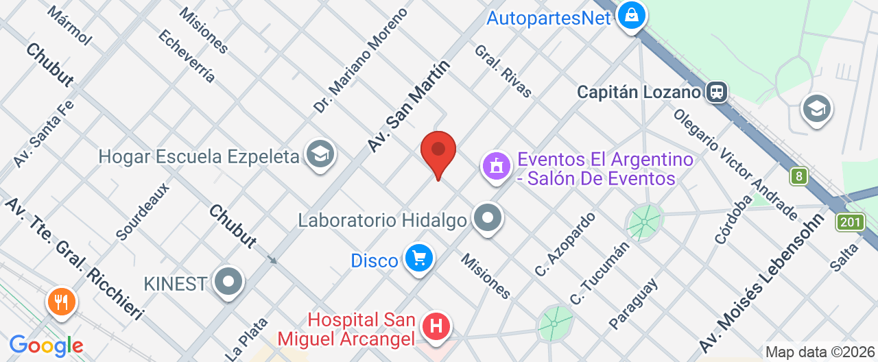 Mapa de la ubicación