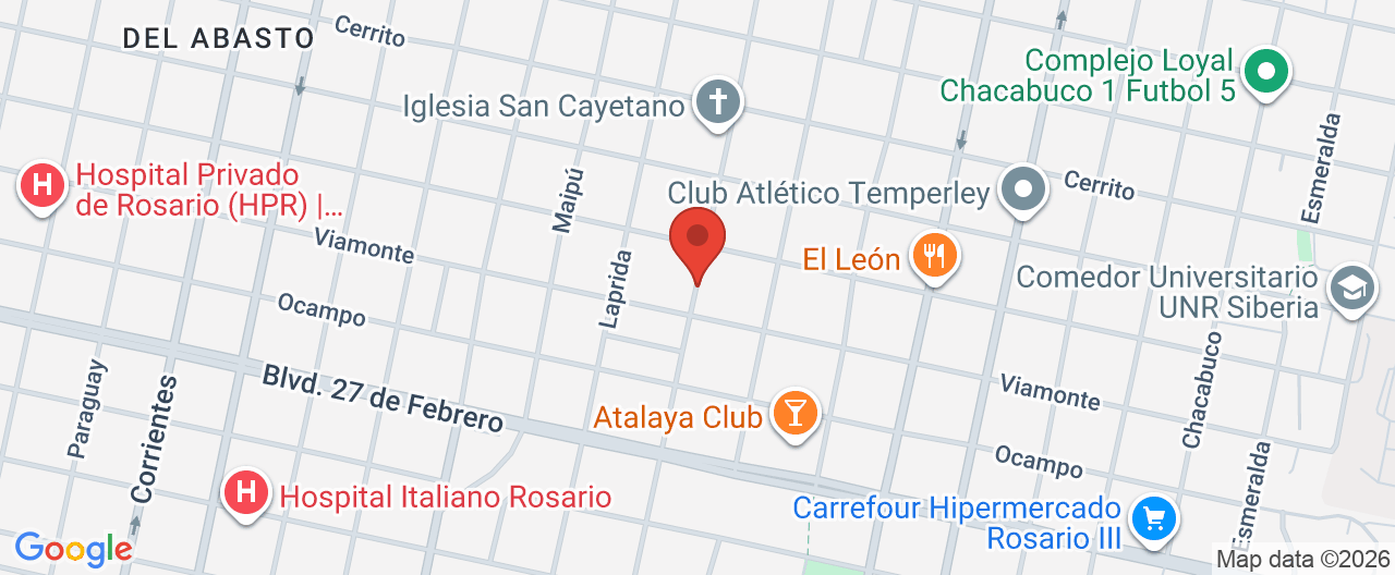 Mapa de la ubicación