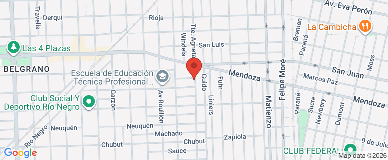 Mapa de la ubicación