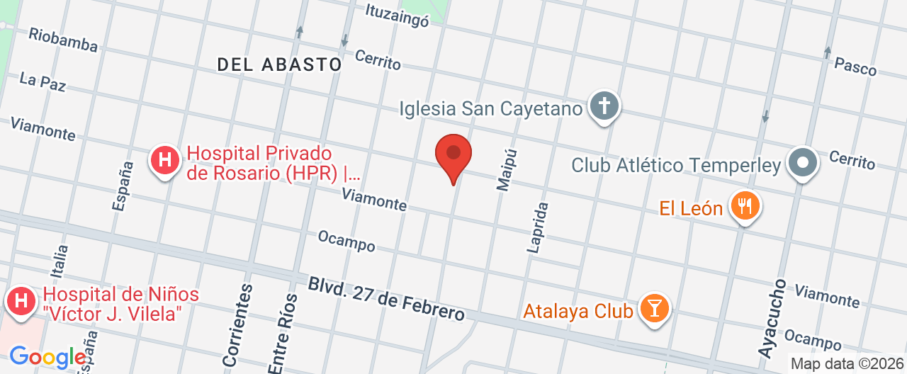 Mapa de la ubicación
