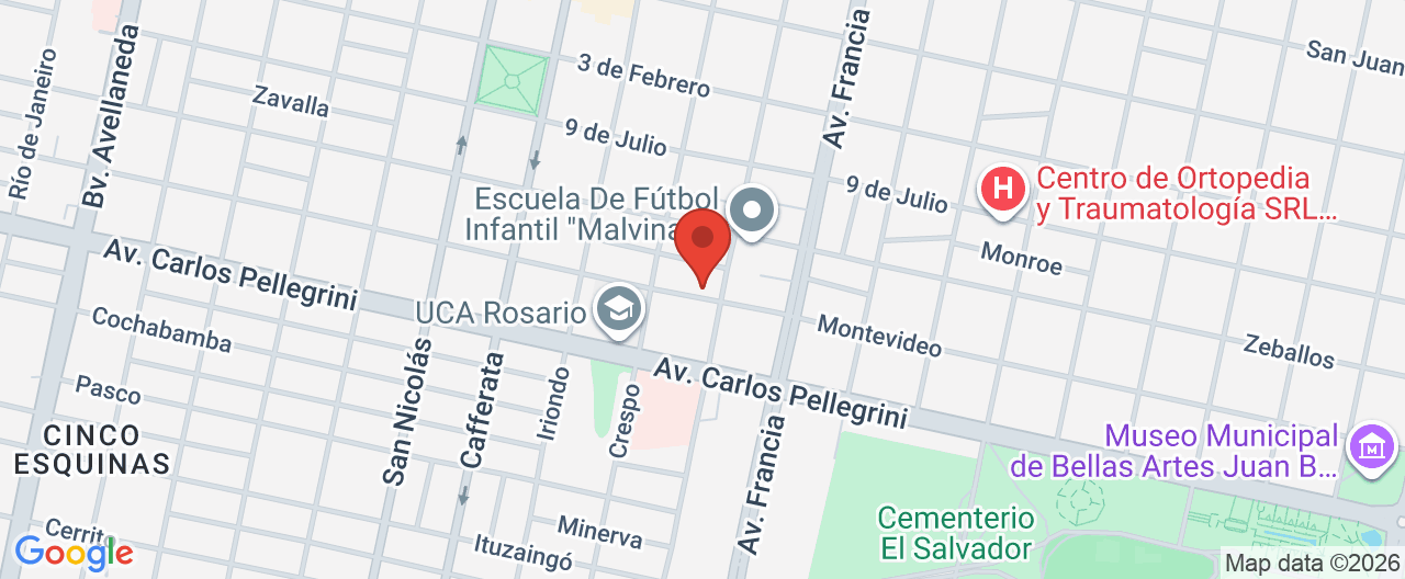Mapa de la ubicación