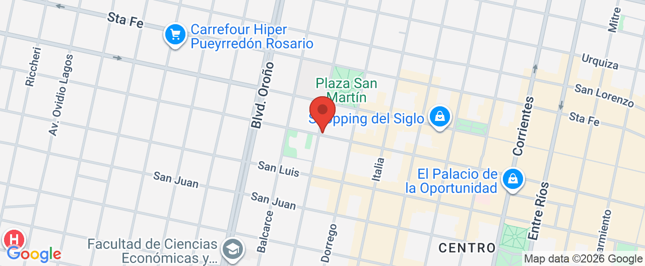 Mapa de la ubicación