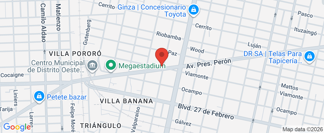 Mapa de la ubicación