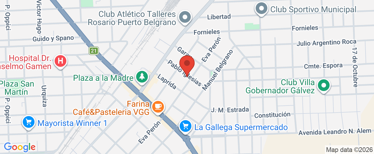 Mapa de la ubicación