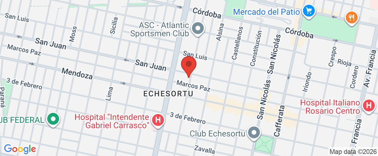 Mapa de la ubicación