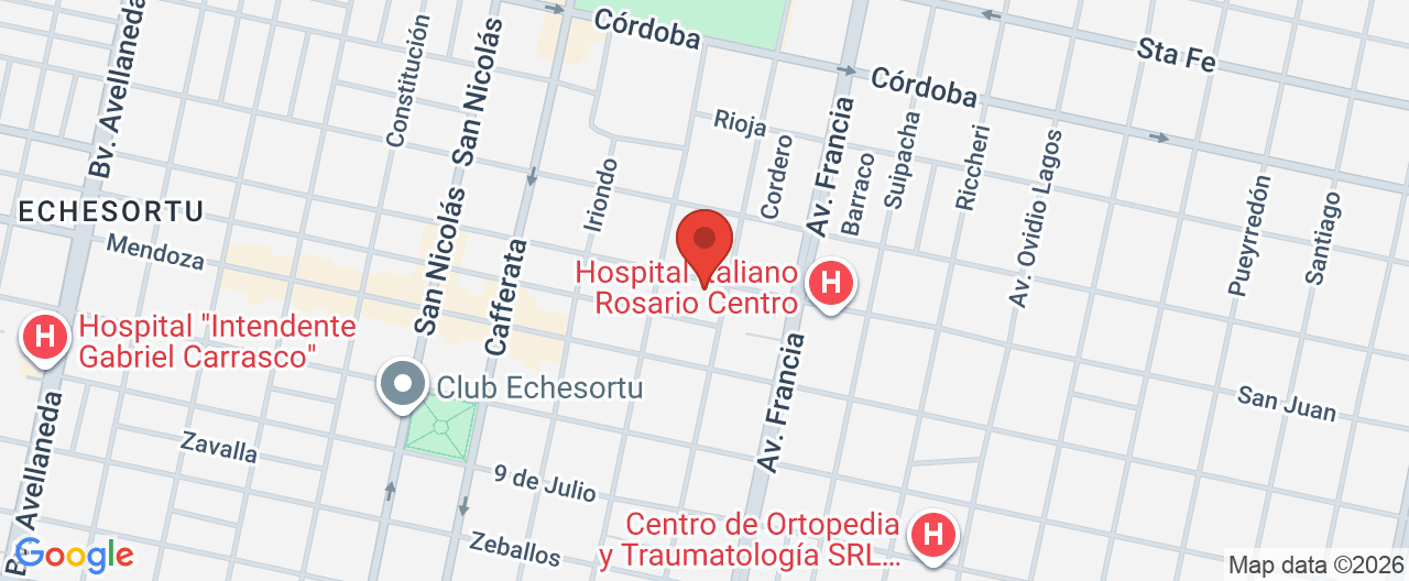 Mapa de la ubicación