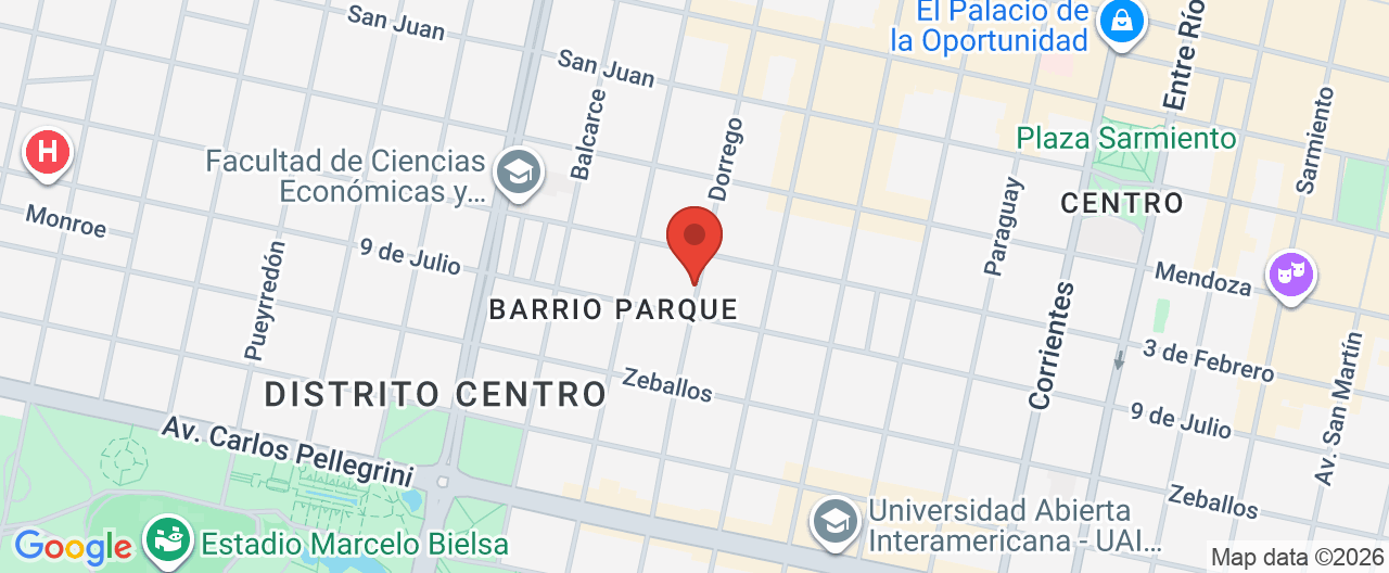 Mapa de la ubicación