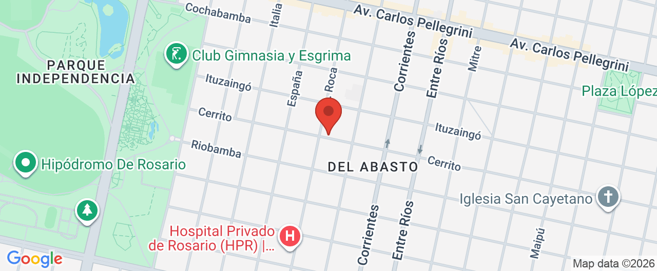 Mapa de la ubicación