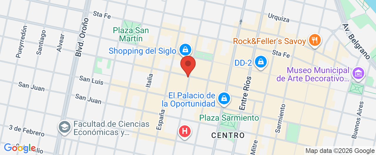 Mapa de la ubicación