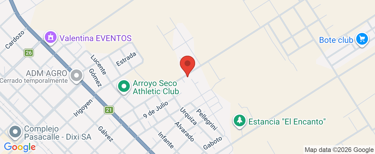 Mapa de la ubicación