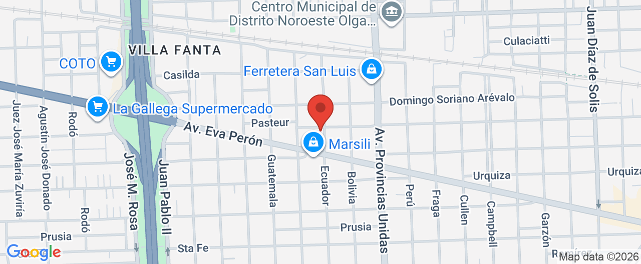 Mapa de la ubicación